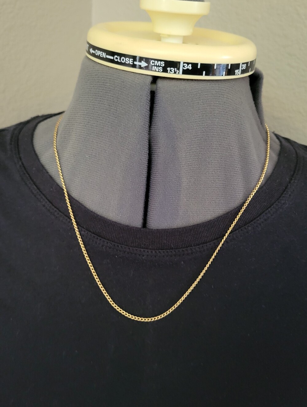 Vintage 1970s Sarah Coventry Delicate Gold Tone Chain 20 In 2 Position Chain